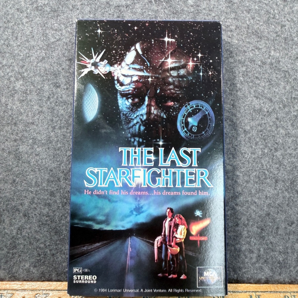 The Last Starfighter VHS 1995 MCA Universal Sci-Fi Cult Classic 80s Movie Retro